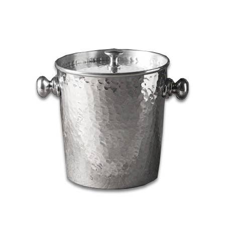 Handcrafted Hammered Lined Ice Bucket