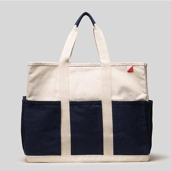 Multi-Pocket Tote Bag Large