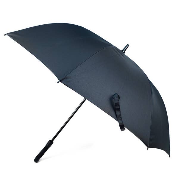Automatic Curved Handle Rain Shine Dual Umbrella