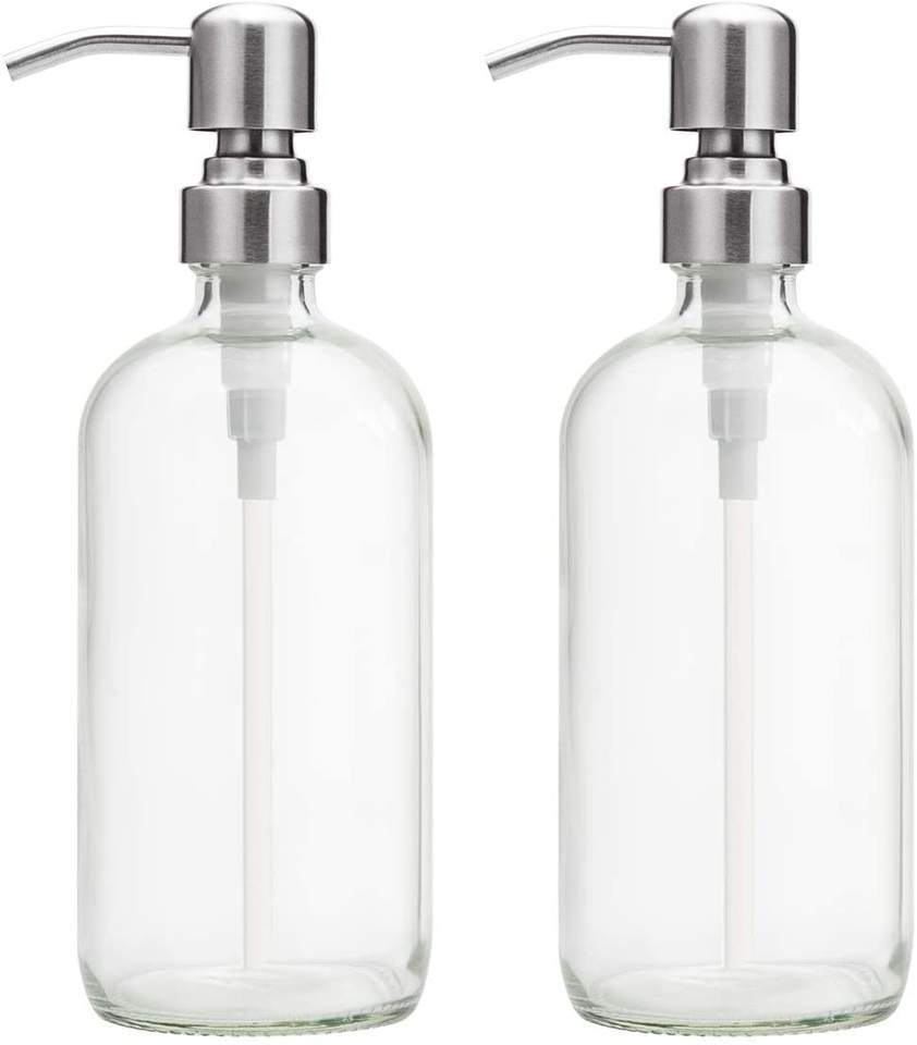 Vintage Refillable Glass Bottles