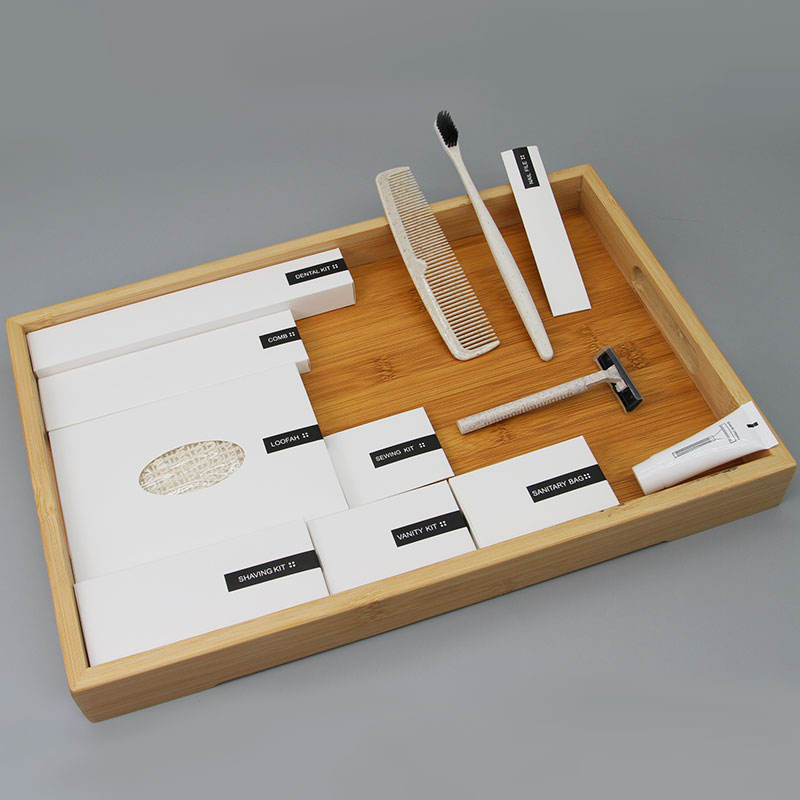 Biodegradable Hotel Amenity Set Eco Friendly Guest Bathroom Hotel Toiletries Luxury Set Disposable Hotel Amenities