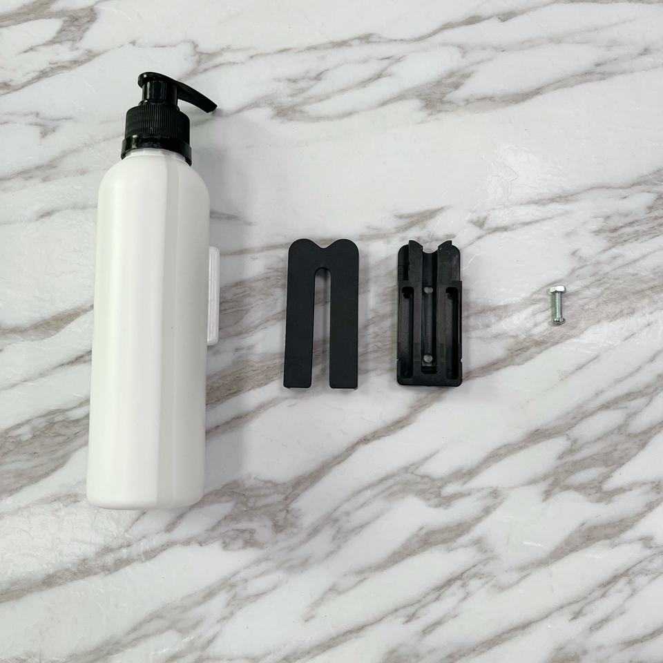 Mini Floating Bottle with Lockable Wall Mount Bracket