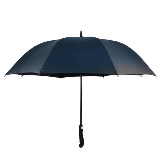 Automatic Curved Handle Rain Shine Dual Umbrella