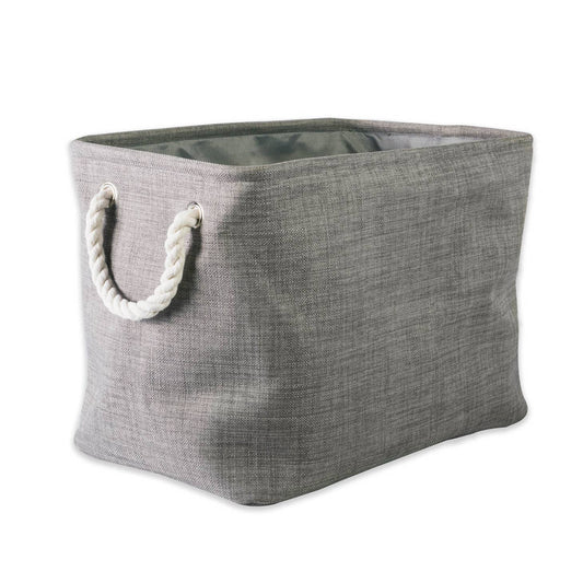 Variegated Gray Rectangle Bin