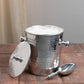 Handcrafted Hammered Lined Ice Bucket
