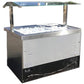 Commercial Refrigerated Cold Table Buffet Merchandise Display 2-door NEW 47" Salad Cooler Bar Fruit Open Glass Display 18 Pans NSF Restaurant Merchandiser Table SCLM248