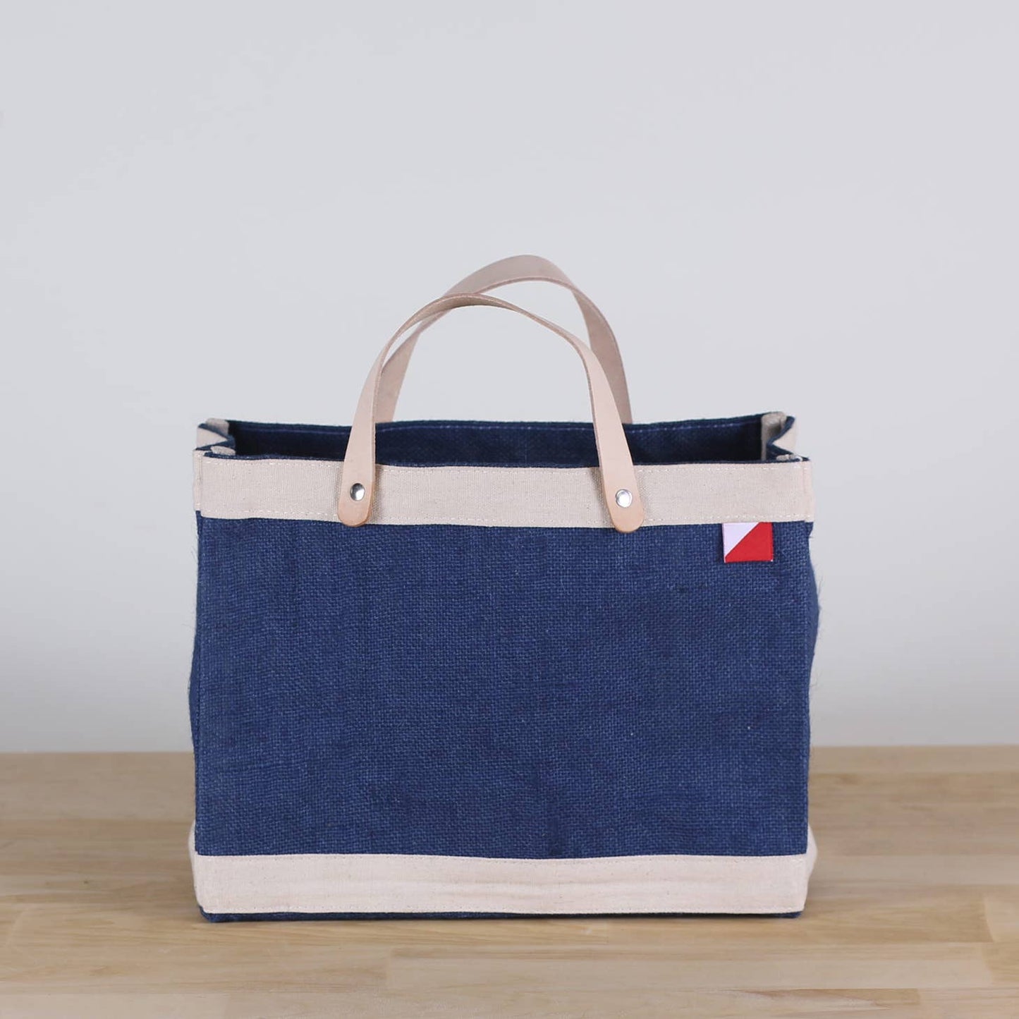 Bodega Jute and Leather Tote Bag