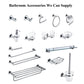 Modern Wall Mounted Glass Shelf / Rack for Bathroom