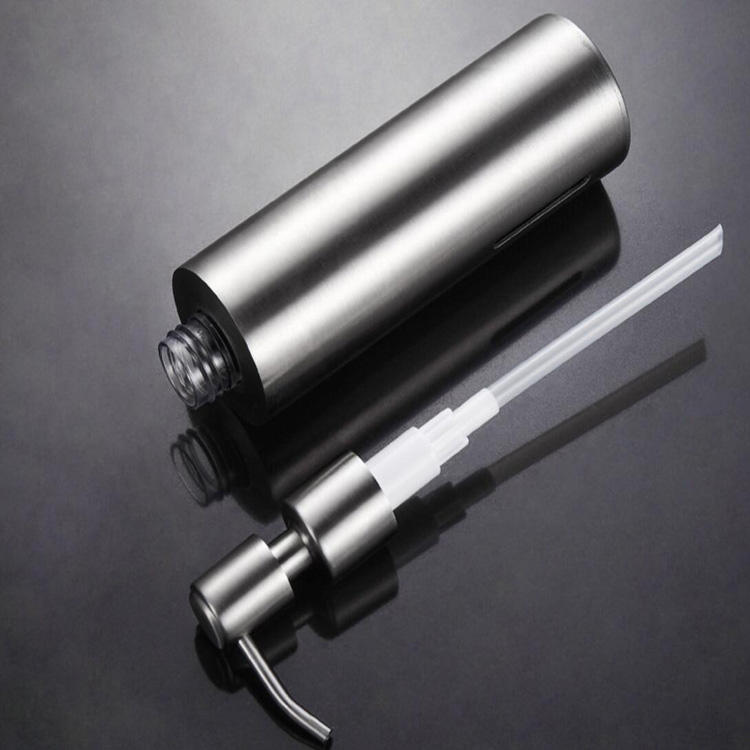 Stainless Steel Press Shampoo Shower Bottle Soap Dispenser