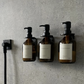 Floating Shelf Wall Mounted Bottle Brackets Trio Set