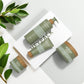 Water Transfer Bamboo Wooden Body and Hair Care Bottle