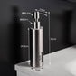 Stainless Steel Press Shampoo Shower Bottle Soap Dispenser