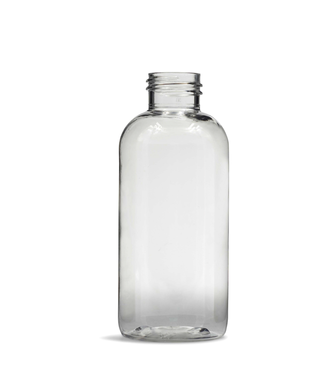 8oz Clear PET Plastic Cylinder Bottle 24-410 - Liquid Bottles LLC